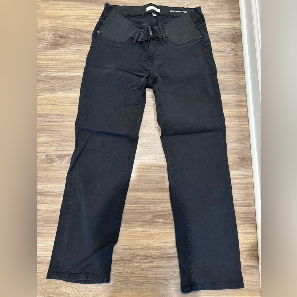 Black Denim Maternity Jeans
